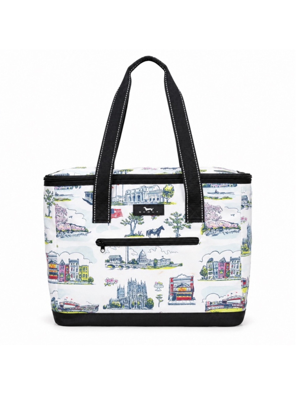 SCOUT The Stiff One Large Soft Cooler Washington DC Pattern Insulated Picnic Bag